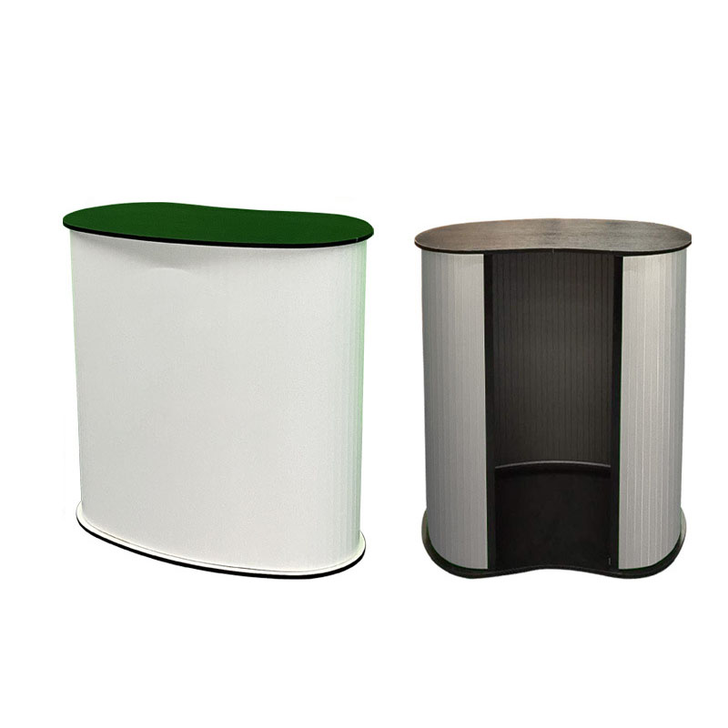 Portable Reception Counter Table-Curved Shape
